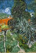 Doctor Gachets Garden in Auvers Vincent Van Gogh